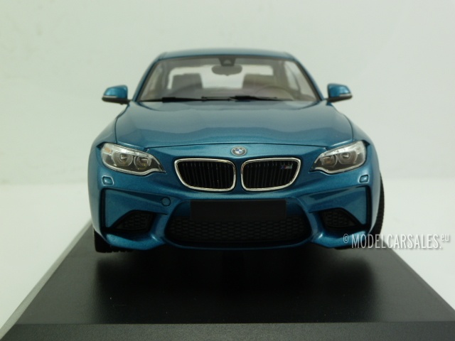 BMW M2 Coupé 2016 Bleue Minichamps 155026101 - Miniatures Autos Motos